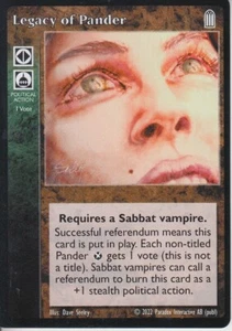 Legacy of Pander VTES CCG DTC - Picture 1 of 1