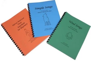 Songbook SET for 6 hole Native American Flute 3 Song Books - Picture 1 of 8
