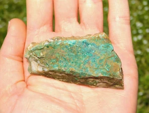 Chrysocolla and Malachite Rough Stone 55g for Energy Healing Collection Display - Picture 1 of 8