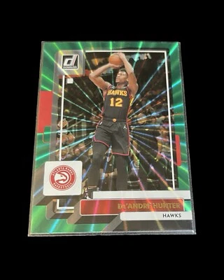 2022-23 Panini Donruss - Holo Green Laser #64 De'Andre Hunter B4 - Image 1 of 2