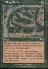 MTG magic cards 4x x4 Light Play, English Falling Timber Planeshift
