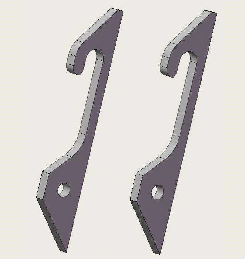 JLG Telehandler - Weld On Brackets - image 1 of 1