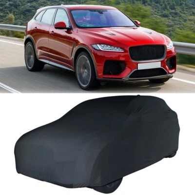Cubierta completa de auto a prueba de arañazos a prueba de polvo personalizada negra para Jaguar F-Pace 2017-2024 Foto 1 de 4