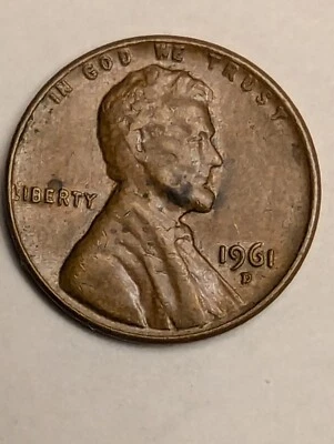1961 D Penny 2.8 Grams ( STRUCK ON THIN PLANCHET ) Rare Coin!!! - Image 1 of 4