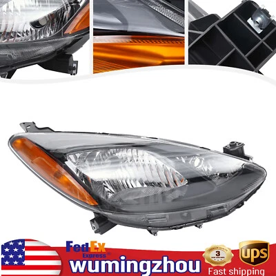 Halogen Headlight For 2011-2014 Mazda 2 Hatchback 4-Door 1.5L Front, Right Foto 1 de 4