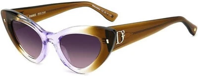 occhiali da sole donna Dsquared2 D2 0092/S 2RO/O9 misura 51/22/145 NUOVO - Imagen 1 de 4