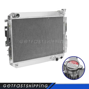 Core Radiator 3Row Aluminum For 81-90 Toyota Land Cruiser FJ65 FJ60 4.0L 4.2L l6 - Imagen 1 de 12