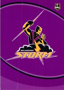 2009 Melbourne Storm NRL Premiers Daily Telegraph Card - Club Logo