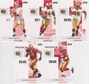 2007 Playoff NFL Playoffs Team Set San Francisco 49ers, #125 Patrick Willis RC - Picture 1 of 2