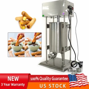 Macchina per Churrera Churros Commerciale Verticale Elettrica Spagnola Ciambelle 15L - Foto 1 di 11