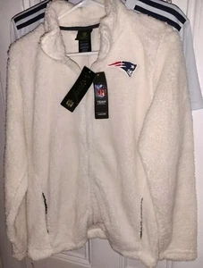 New England Patriots football Full-Zip fleece Jacket NFL Pats •• Juniors 11/13 L - Picture 1 of 6