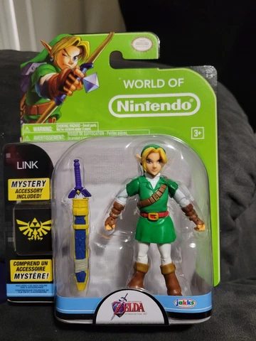 2015 World of Nintendo - Jakks - Series 1-4 Link Figure Zelda Ocarina of Time Cover