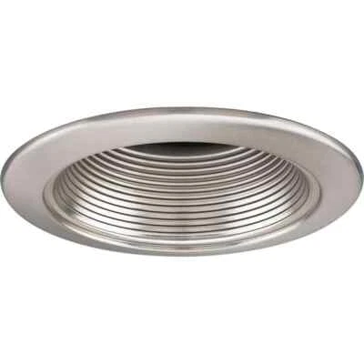 Progress Lighting Progress Lighting 4 in. Brushed Nickel Recessed Baffle Trim - Image 1 of 2