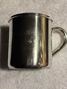 Vintage Lunt #500 Sterling Silver Baby Mug 153.66 Grams 3“ Tall - Picture 1 of 5