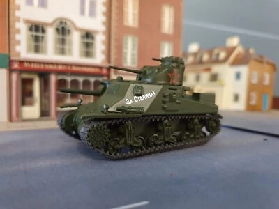 Russian Tank M3 Lee Medium Grant US Lend Lease WW2 1:76 1:72 Fabbri Scale Model - Image 1 of 4
