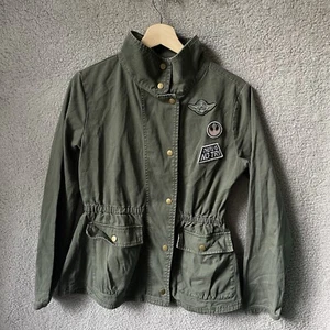 Star Wars Jacke Damen Medium Grün Military Style Her Universe Patches Yoda - Bild 1 von 8