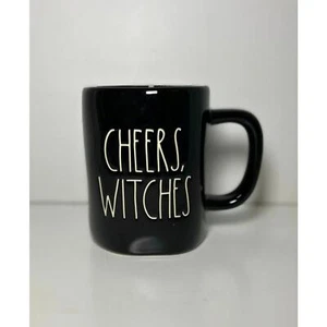 Rae Dunn Collezione Artigianale Cheers Witches Tazza Caffè Halloween Nero - Foto 1 di 4