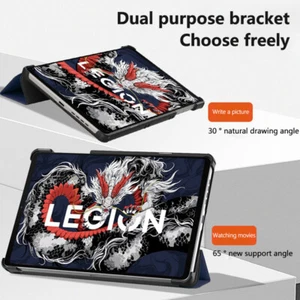 For  Legion Y700 2025 3rd Gen Case 8.8" Tablet Cover Folding Flip Stand - Afbeelding 1 van 13