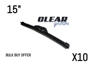 ELTA / LUCAS PREMIUM 15" WIPER BLADES X10 - MANY APPLICATIONS - BULK BUY OFFER - Picture 1 of 1