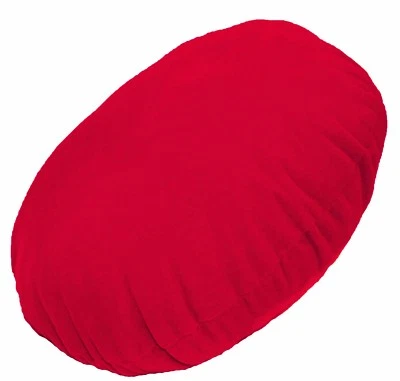 mb55n Red Plain Round Velvet Style Cushion Cover/Pillow Case*Custom Size - Image 1 of 4