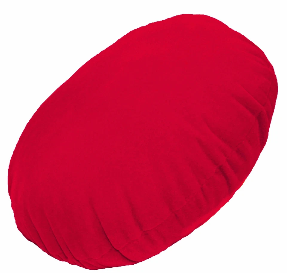 mb55n Red Plain Round Velvet Style Cushion Cover/Pillow Case*Custom Size - Image 1 of 4