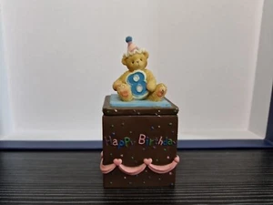 Cherished Teddies Happy 8th Birthday Rare - Picture 1 of 13
