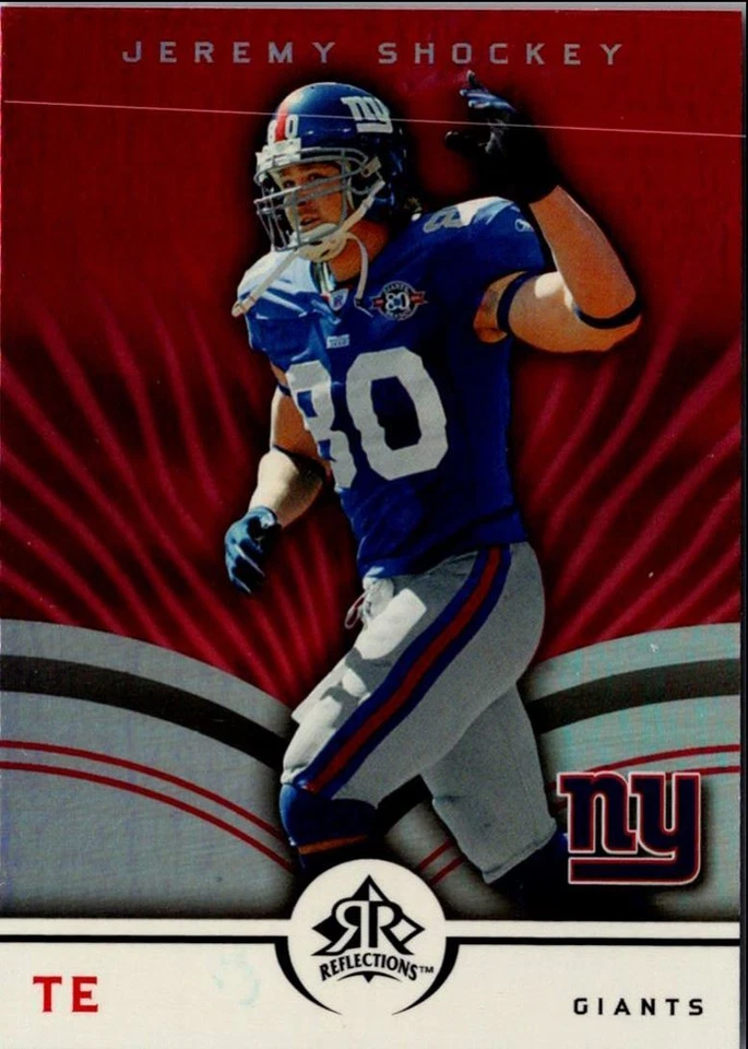 2005 Upper Deck Reflections Jeremy Shockey New York Giants #63 - Image 1 of 2
