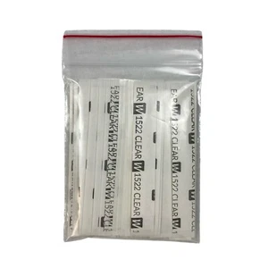 Walker 3M 1522 durchsichtig selbstklebendes Haarteil Klebeband 1/2" x 3" gerade Poly Perücke Toupet - Bild 1 von 2