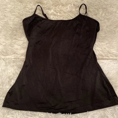 Correa de espagueti Assets By Spanx cami negra - talla 1x Foto 1 de 4