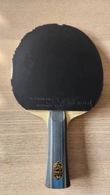 Butterfly Fan Zhendong Alc & Victas V22 Double Extra 2.0 Black/blue Table Tennis - Image 1 of 4