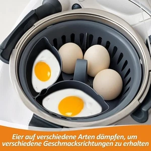 2 in 1 Egg Boiler Zubehör für Thermomix TM6 TM5 TM31 Eier Pochierer Eierkocher - Bild 1 von 15