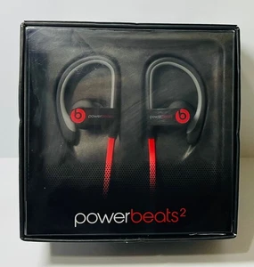 Beats by Dre Powerbeats 2 In Ear Kabelgebundene Kopfhörer ✅️Rot/Schwarz - Bild 1 von 4