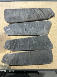 HOLDEN VN Calais Cloth GREY PATTERN DOOR TRIM INSERTS X4 Set SERIES 1 88-90 - Picture 1 of 6