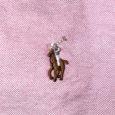 Usada en Excelente Condición Camisa Ralph Lauren Niños Manga Larga Con Botones Rosa Talla 7 100% Algodón Foto 1 de 4