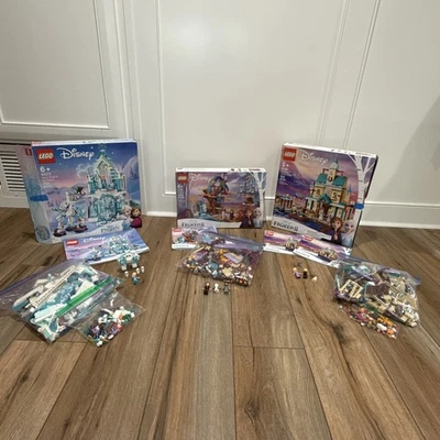 LEGO Frozen 1 & 2 Castle 41167 Treehouse 41164 Elsa’s Ice Palace 43172 READ! - Image 1 of 4