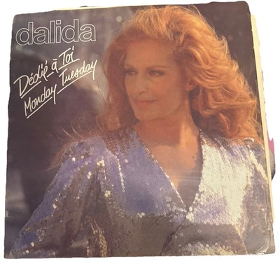 Vinyl 12” Album Dalida  Dédié À Toi / Monday Tuesday / Let Me Dance Tonight - Image 1 of 4