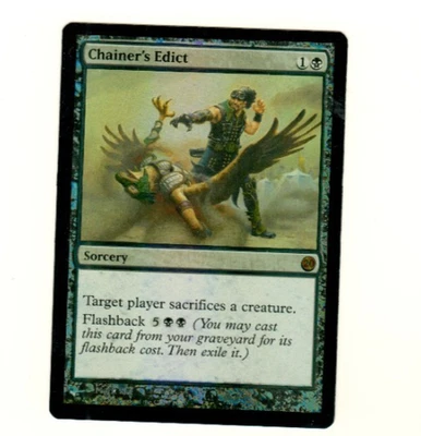 Chainers Edict	Foil #10/20 From The Vault 20 Magic the Gathering Playset - Image 1 of 4