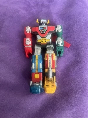 Figura fundida a presión Voltron Lion Force 6" de colección 1981 GoLion Bandai Toei dañada Foto 1 de 4