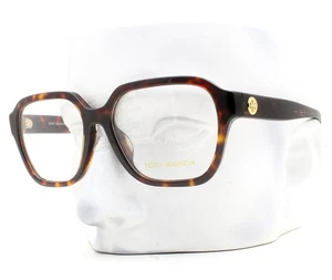 Gafas Tory Burch TY 2130U 1728 Gafas Pulidas Marrón Habana 53 mm con Estuche - Imagen 1 de 6