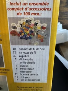Máquina de centro de costura para modista 998B como se ve en TV con kit de accesorios de 100 piezas nueva en caja - Imagen 1 de 12
