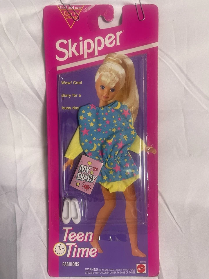 1993 Mattel Barbie Skipper Teen Time Outfit Top Skirt Shoes 68028