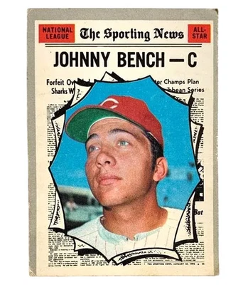 #464 Johnny Bench 1970 O-Pee-Chee Baseball Card - Image 1 of 2