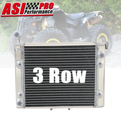 3-Row Radiator For 2007-2012 Canam Can-Am Renegade 500 800 800R 4x4 EFI Quality - Image 1 of 4