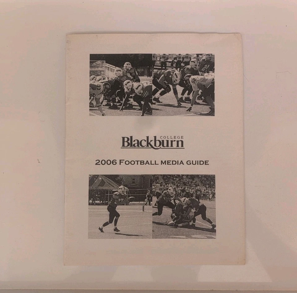 2006 Blackburn College Beavers Football Media Guide (Carlinville, IL) Foto 1 de 1
