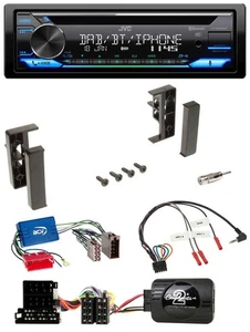 JVC Bluetooth Lenkrad USB DAB CD Autoradio für Audi A3 A4 A6 99-00 Aktivsystem - Bild 1 von 11
