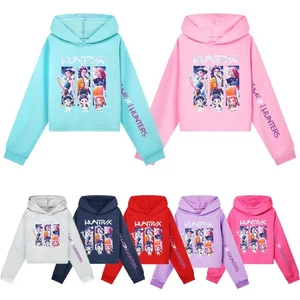 Girls Demon Hunters Hoodies Long Sleeve Sweatshirt K-POP Kids Jumper Pullover UK - Picture 1 of 13