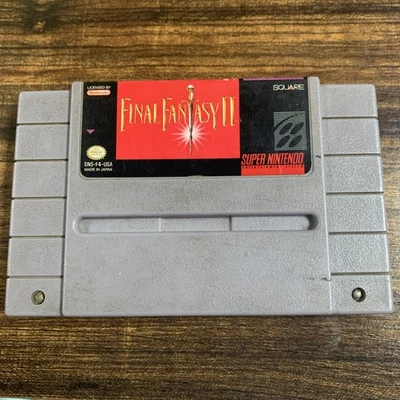 Final Fantasy II. Final Fantasy 2. Super Nintendo (SNES). Authentic Tested Works - Image 1 of 2