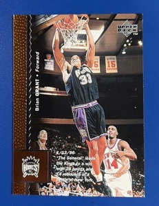 1996-97 Upper Deck Basketball Brian Grant Sacramento Kings #105 - Picture 1 of 2