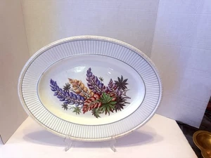 WEDGWOOD EDME GARDEN CLUB Botanical Turkey Platter 16” - Picture 1 of 4