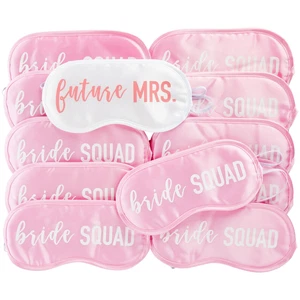 12 Pack Bachelorette Party Favors Eye Mask Set for Sleeping, Accessories, 4x8" - Picture 1 of 10